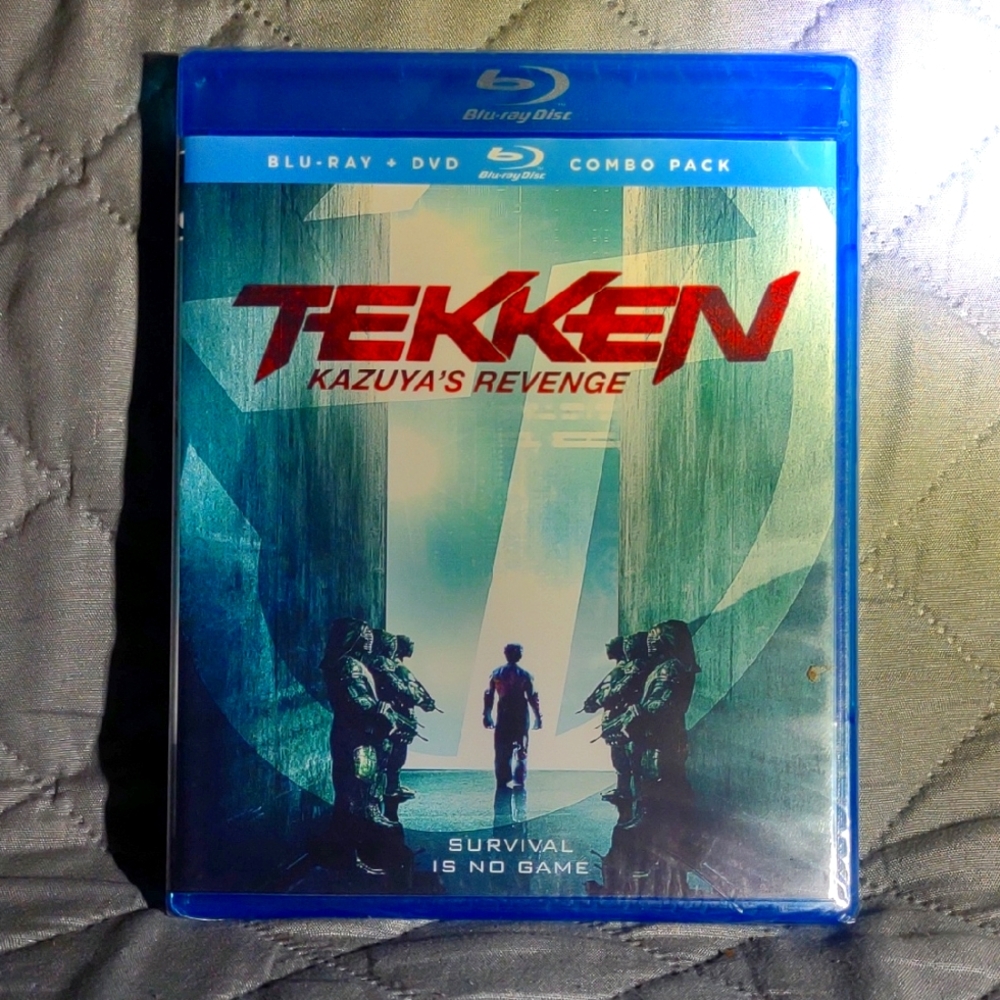 Tekken Kazuya's Revenge Blu-ray DVD Combo Pack New Unopened